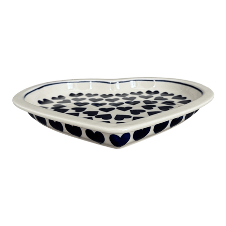 Plate, Heart-Shaped, 10.25" in "Whole Hearted" by Manufaktura | T118T-SEDU