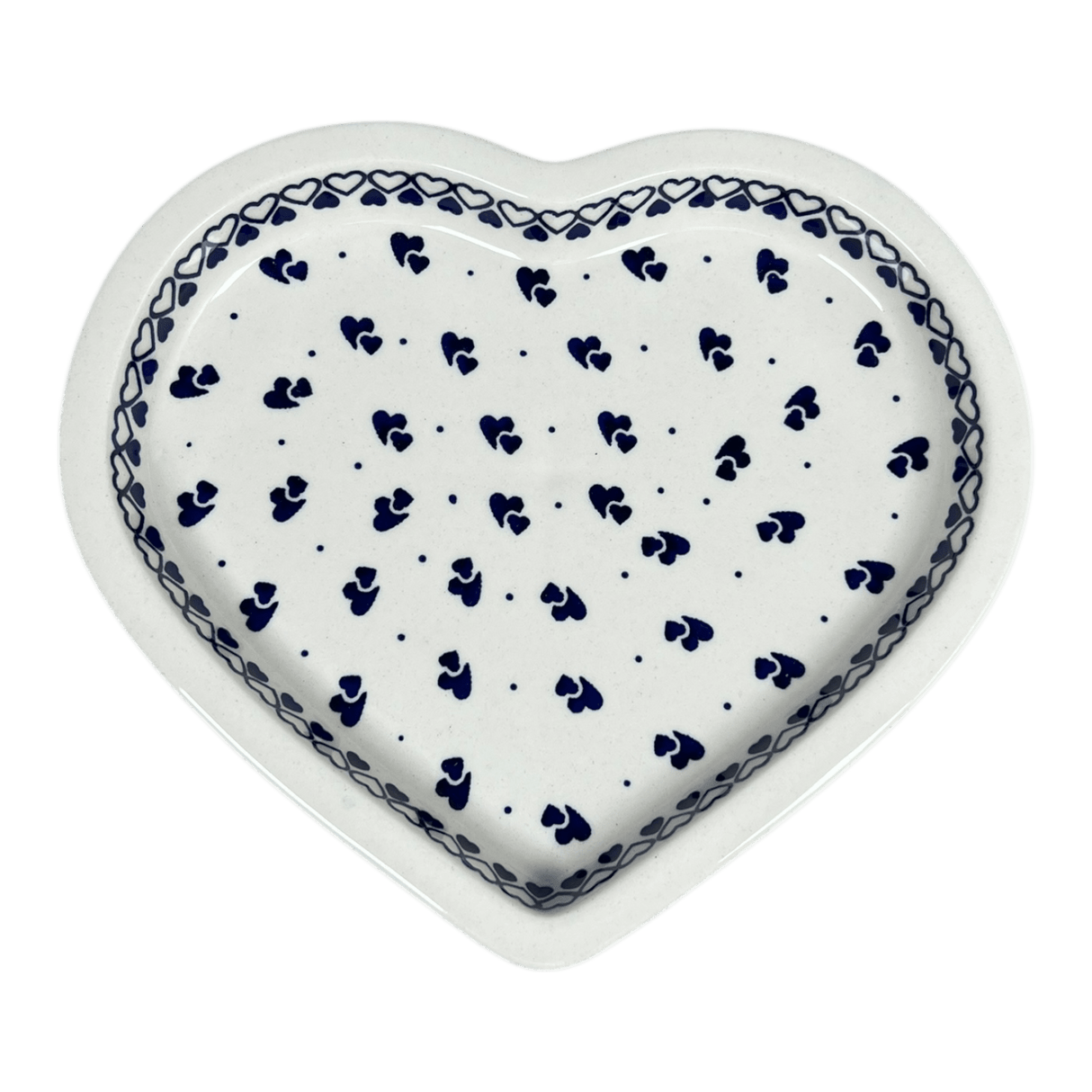 Plate, Heart-Shaped, 10.25" in "Heart-2-Heart" by Manufaktura | T118T-SE