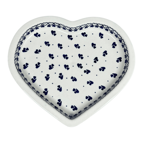 Plate, Heart-Shaped, 10.25" in "Heart-2-Heart" by Manufaktura | T118T-SE