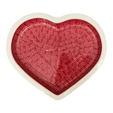 Plate, Heart-Shaped, 10.25" in "Red Sky at Night" by Manufaktura | T118T-WCZE