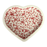 Plate, Heart-Shaped, 10.25" in "Rose - Floribunda" by Manufaktura | T118U-GZ32