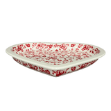 Plate, Heart-Shaped, 10.25" in "Rose - Floribunda" by Manufaktura | T118U-GZ32