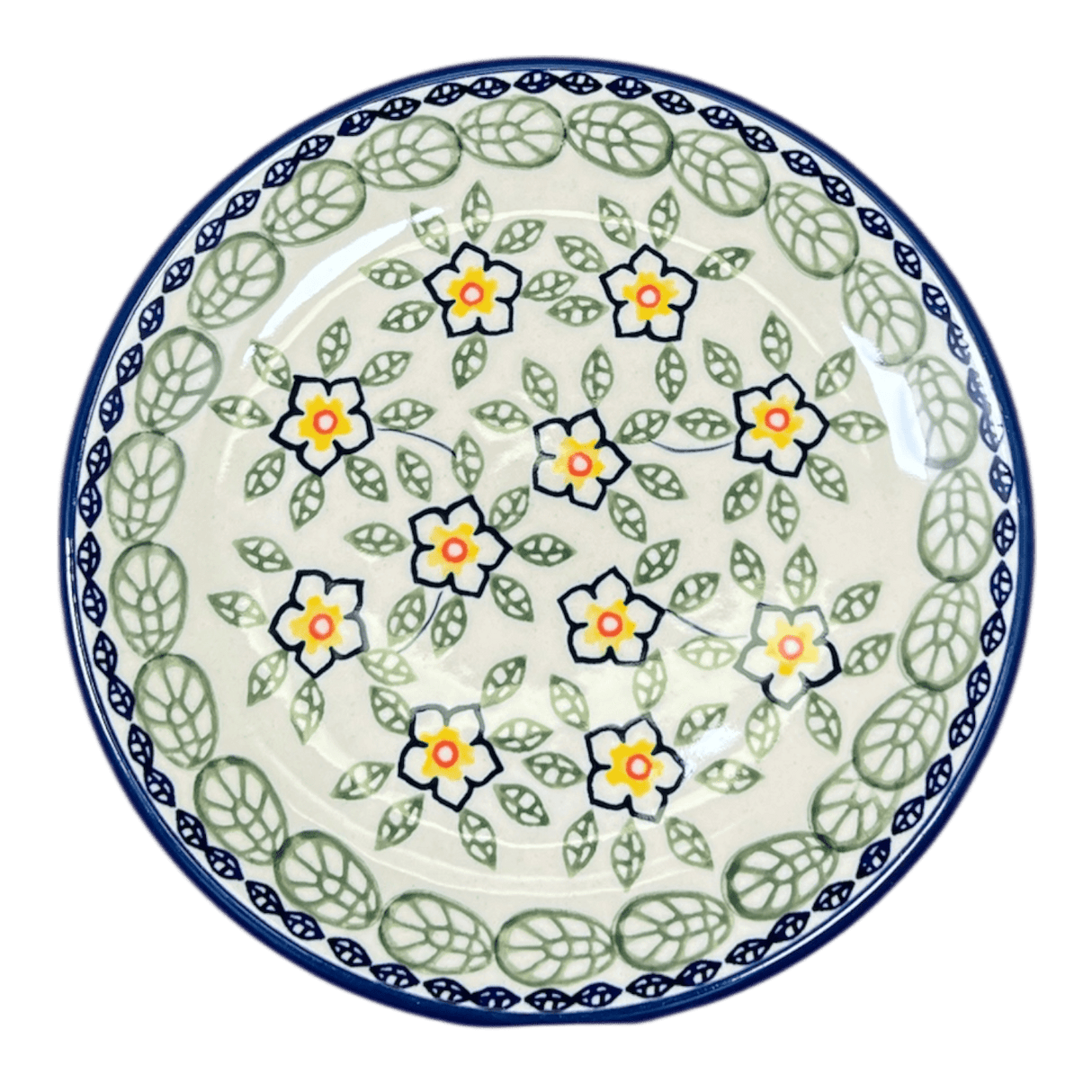 Plate, Round, Dessert, 7.25" in "Sunrise Jasmine" by Manufaktura | T131S-DP1