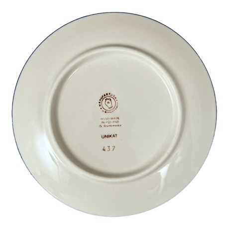 Plate, Round, Dessert, 7.25" in "Daisy Rings" by Manufaktura | T131U-GP13