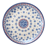 Plate, Round, Dessert, 7.25" in "Snowflake Love" by Manufaktura | T131U-PS01