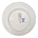 Plate, Round, Dessert, 7.25" in "Snowflake Love" by Manufaktura | T131U-PS01