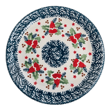 Plate, Round, Dessert, 7.25" in "Evergreen Bells" by Manufaktura | T131U-PZDG