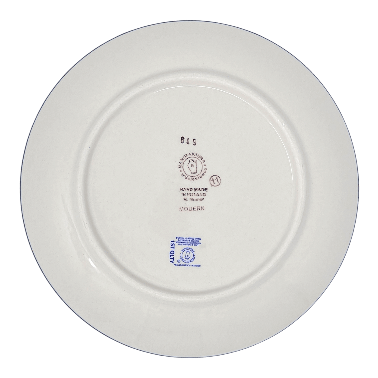 Plate, Round, Dinner, 10" in "Speckled Rainbow" by Manufaktura | T132M-AS37