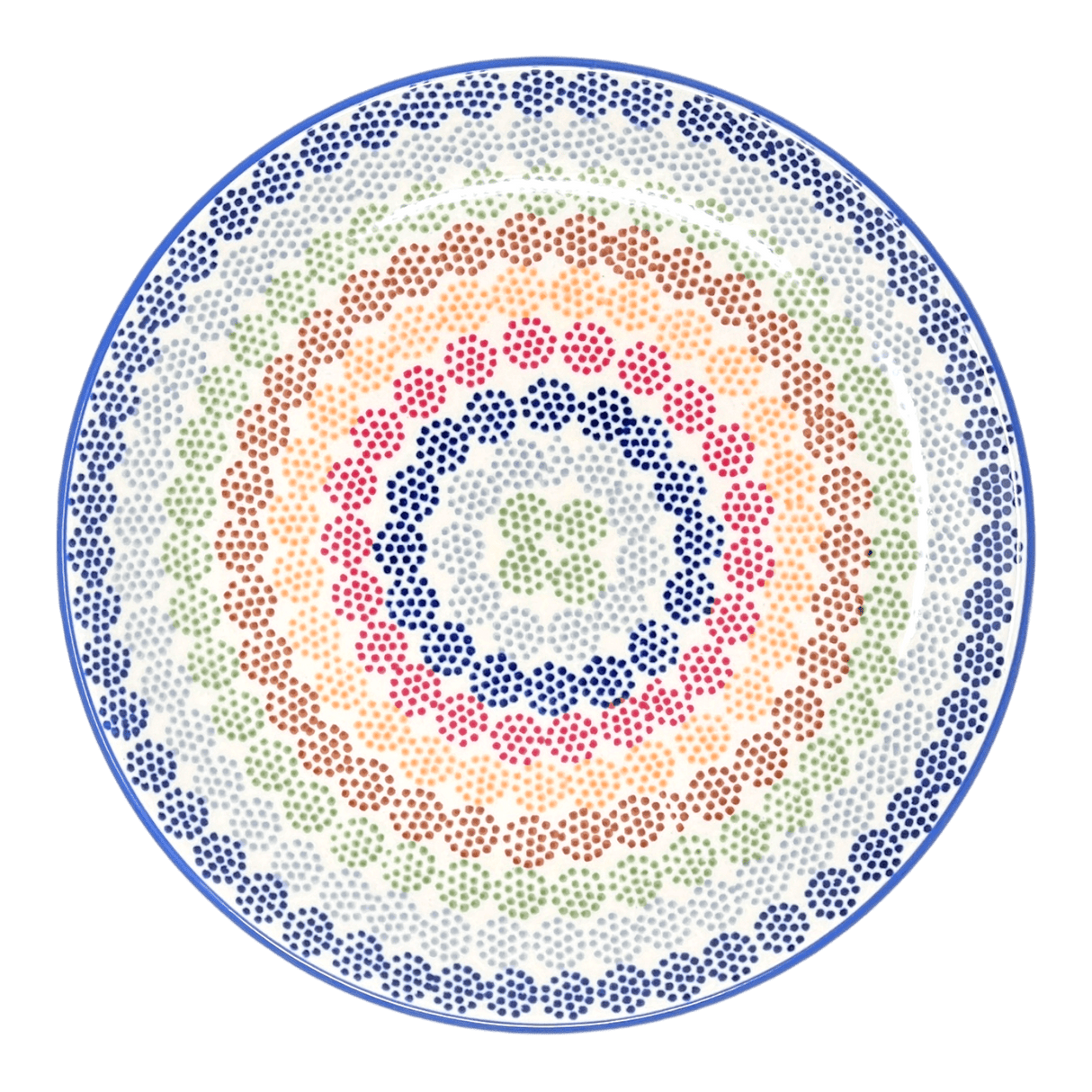 Plate, Round, Dinner, 10" in "Speckled Rainbow" by Manufaktura | T132M-AS37