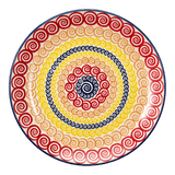 Plate, Round, Dinner, 10" in "Psychedelic Swirl" by Manufaktura | T132M-CMZK