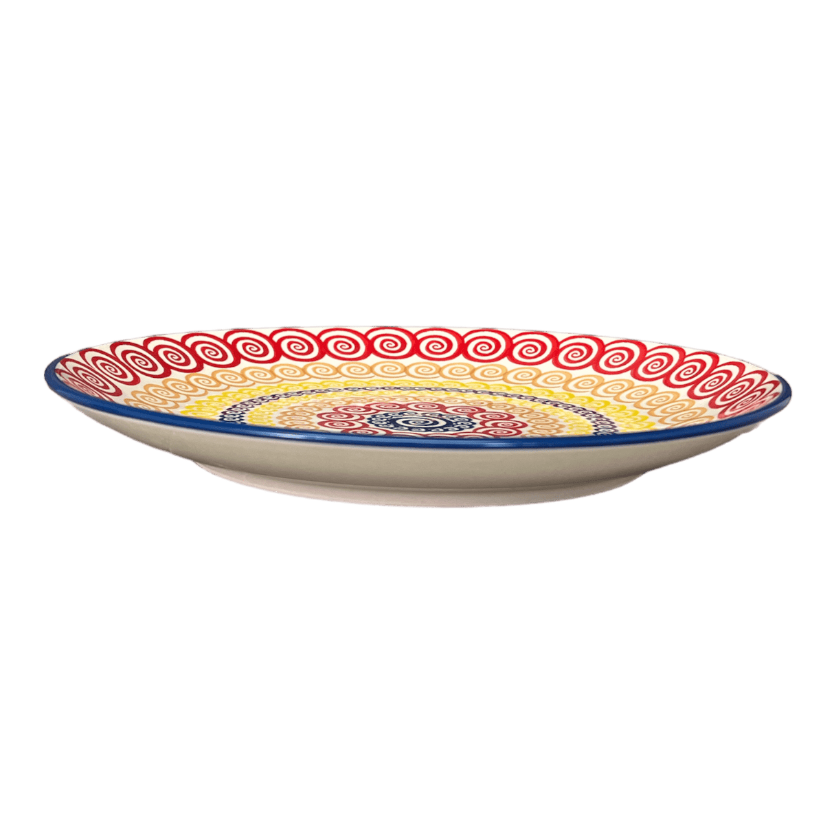 Plate, Round, Dinner, 10" in "Psychedelic Swirl" by Manufaktura | T132M-CMZK