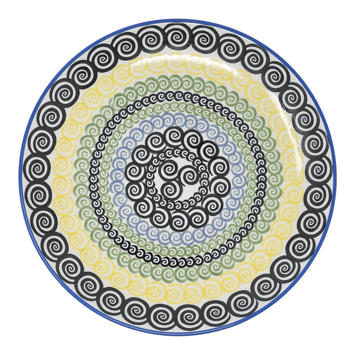 Plate, Round, Dinner, 10" in "Hypnotic Night" by Manufaktura | T132M-CZZC