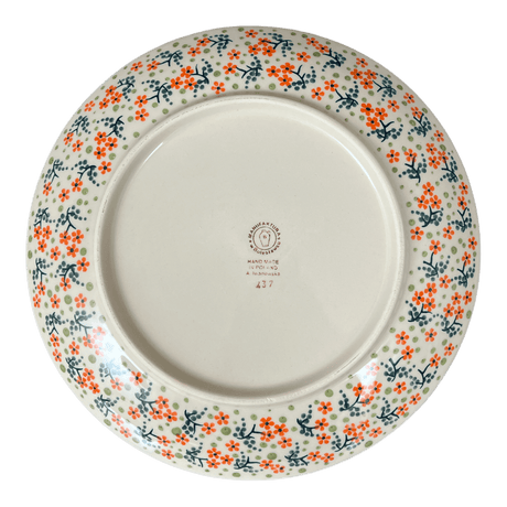 Plate, Round, Dinner, 10" in "Peach Blossoms" by Manufaktura | T132S-AS46