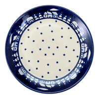 A picture of a Polish Pottery 10" Dinner Plate (Winter's Eve) | T132S-IBZ as shown at PolishPotteryOutlet.com/products/10-dinner-plate-winters-eve-t132s-ibz
