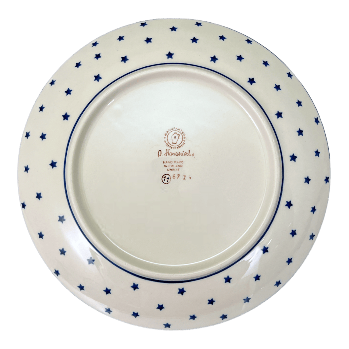 Plate, Round, Dinner, 10" in "Winter's Eve" by Manufaktura | T132S-IBZ