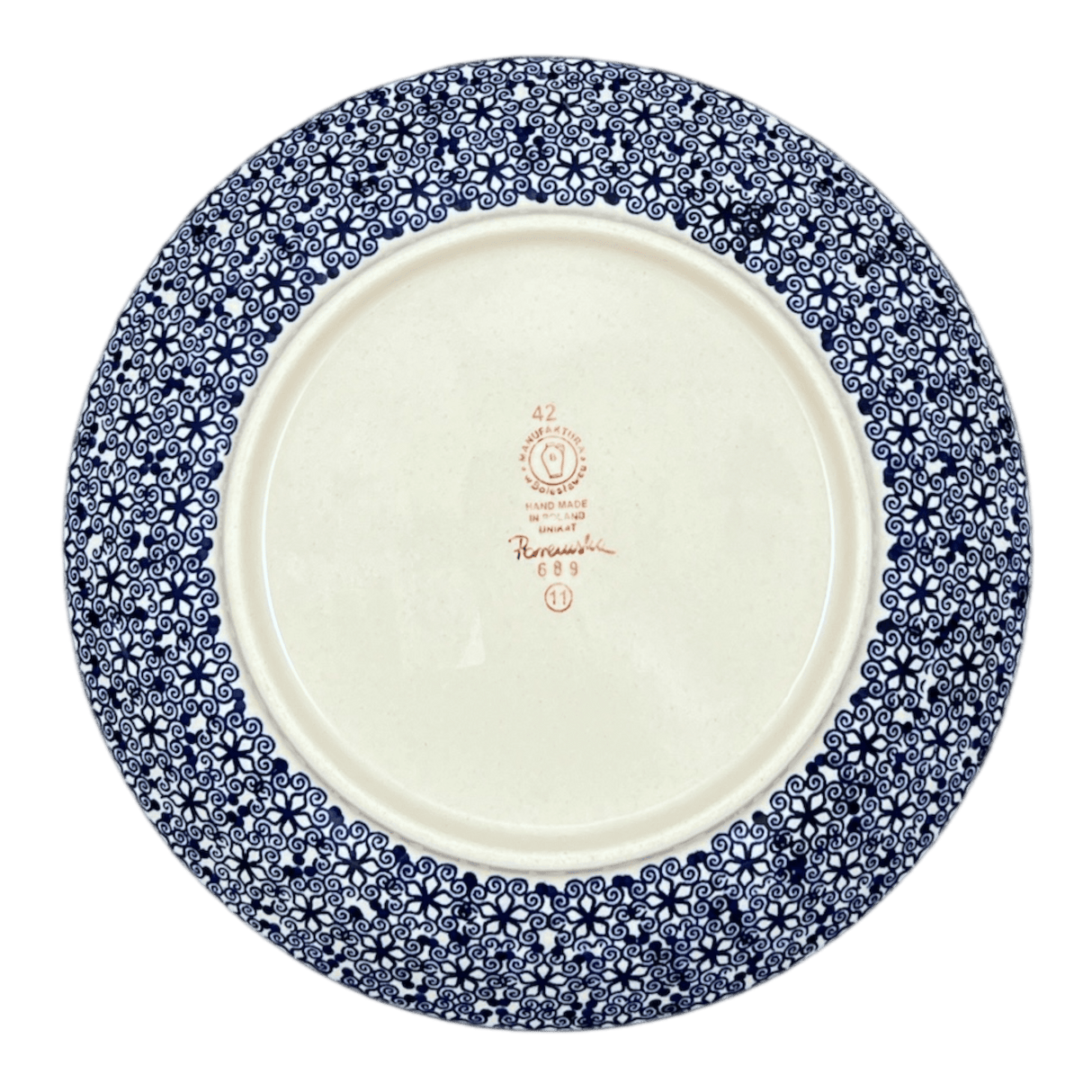 Plate, Round, Dinner, 10" in "Poppy Passion - A" by Manufaktura | T132S-P268A