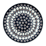 Plate, Round, Dinner, 10" in "Floral Peacock" by Manufaktura | T132T-54KK