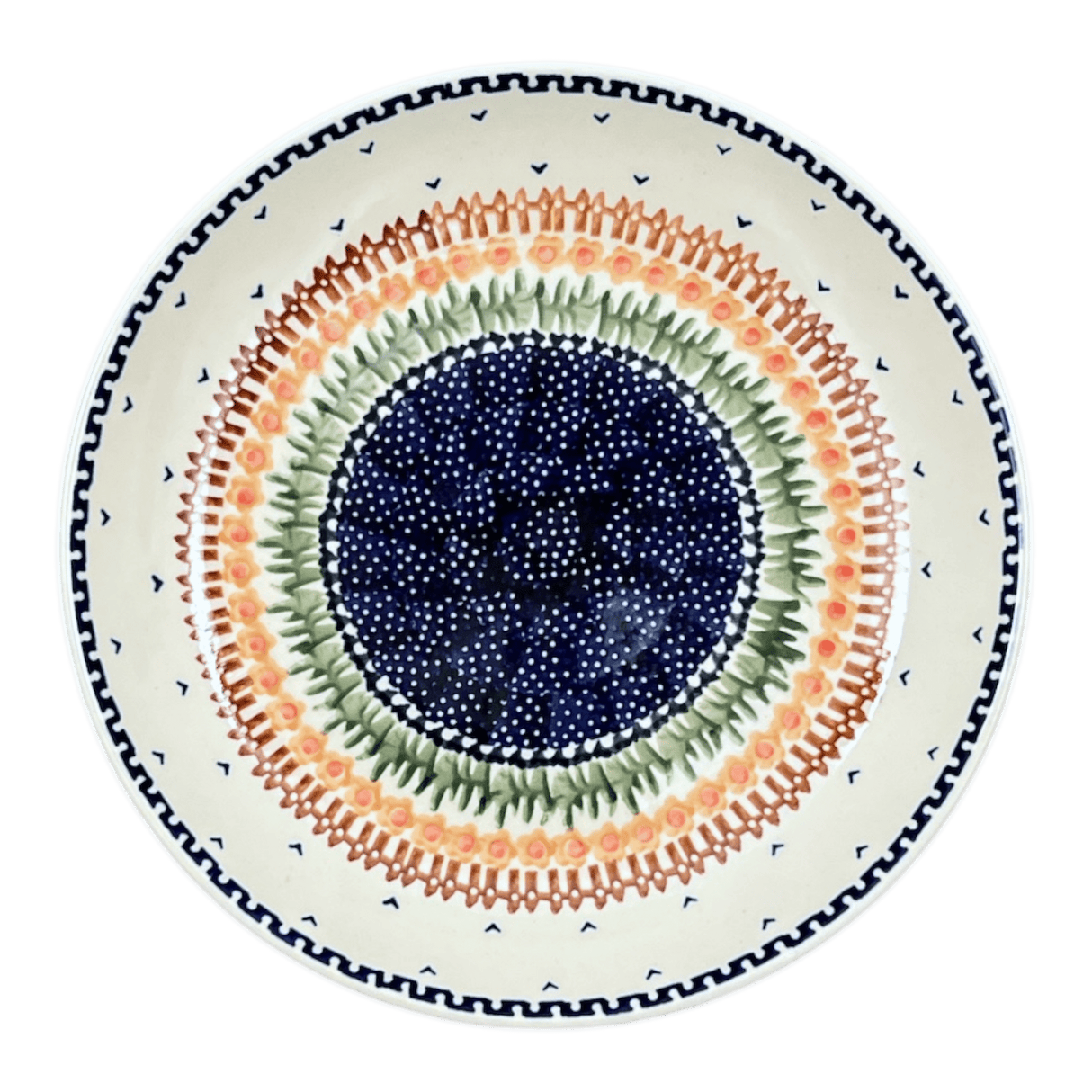 Plate, Round, Dinner, 10" in "American Dream" by Manufaktura | T132T-DPPL