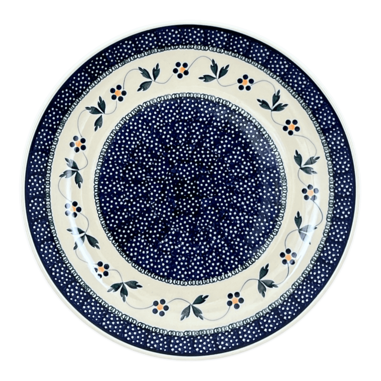 Plate, Round, Dinner, 10" in "Morning Glory" by Manufaktura | T132T-GI