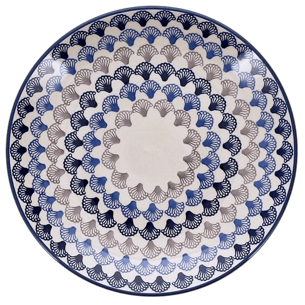 Plate, Round, Dinner, 10" in "Fan-Tastic" by Manufaktura | T132T-GP18