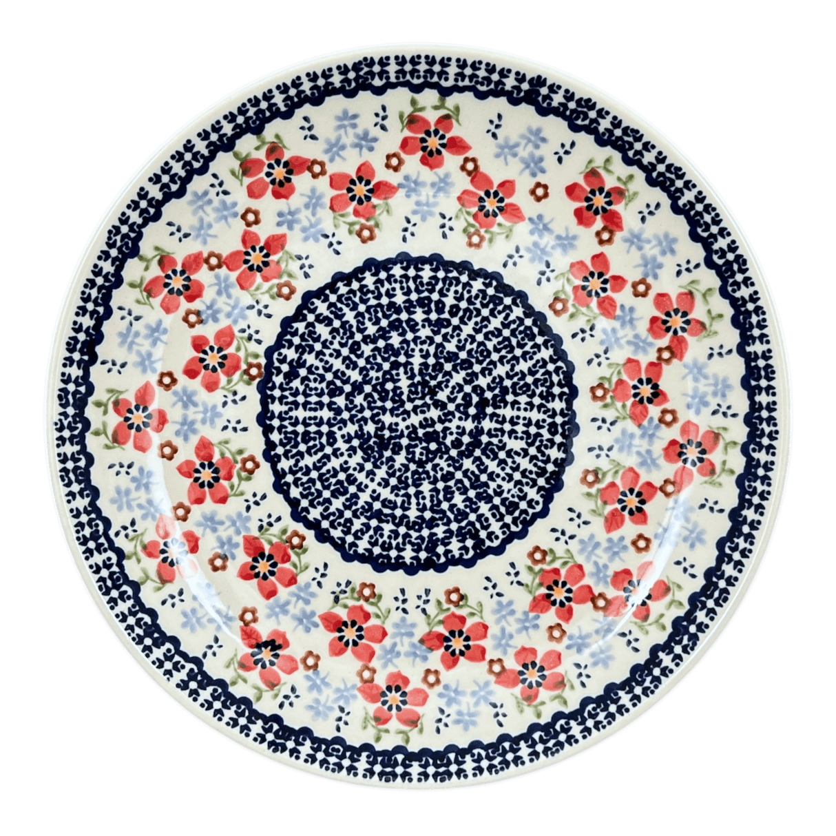 Plate, Round, Dinner, 10" in "Summer Bouquet" by Manufaktura | T132T-MM01