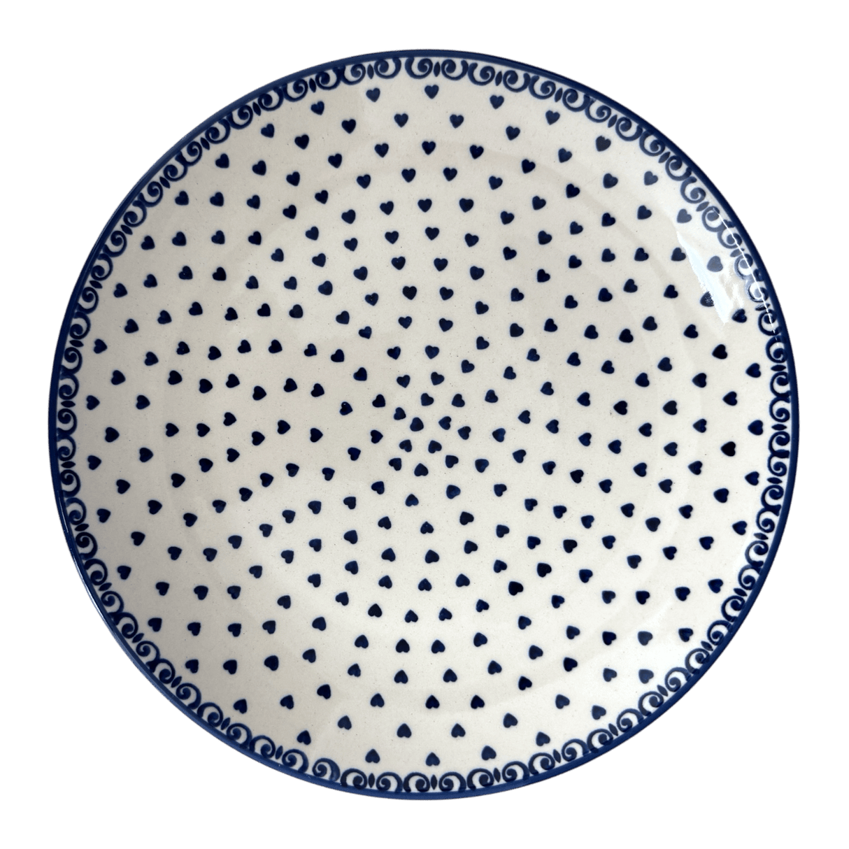 Plate, Round, Dinner, 10" in "Heartfelt Blue" by Manufaktura | T132T-PS02