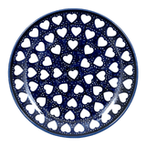 Plate, Round, Dinner, 10" in "Sea of Hearts" by Manufaktura | T132T-SEA