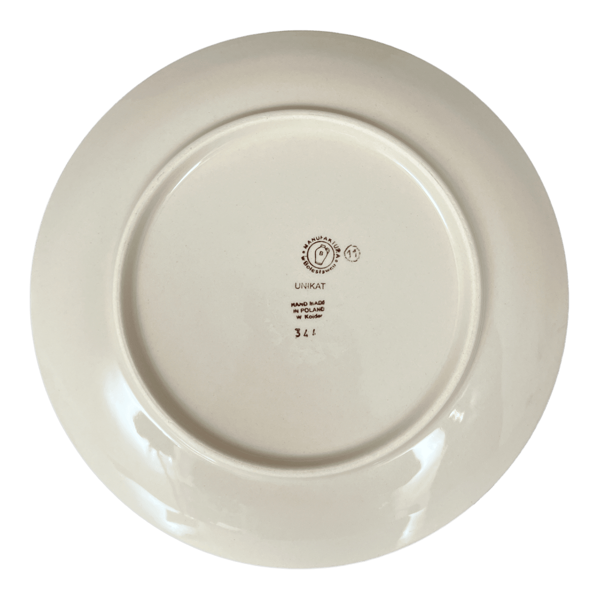 Plate, Round, Dinner, 10" in "Peacock Dot" by Manufaktura | T132U-54K