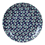 Plate, Round, Dinner, 10" in "Blue Retro" by Manufaktura | T132U-602A