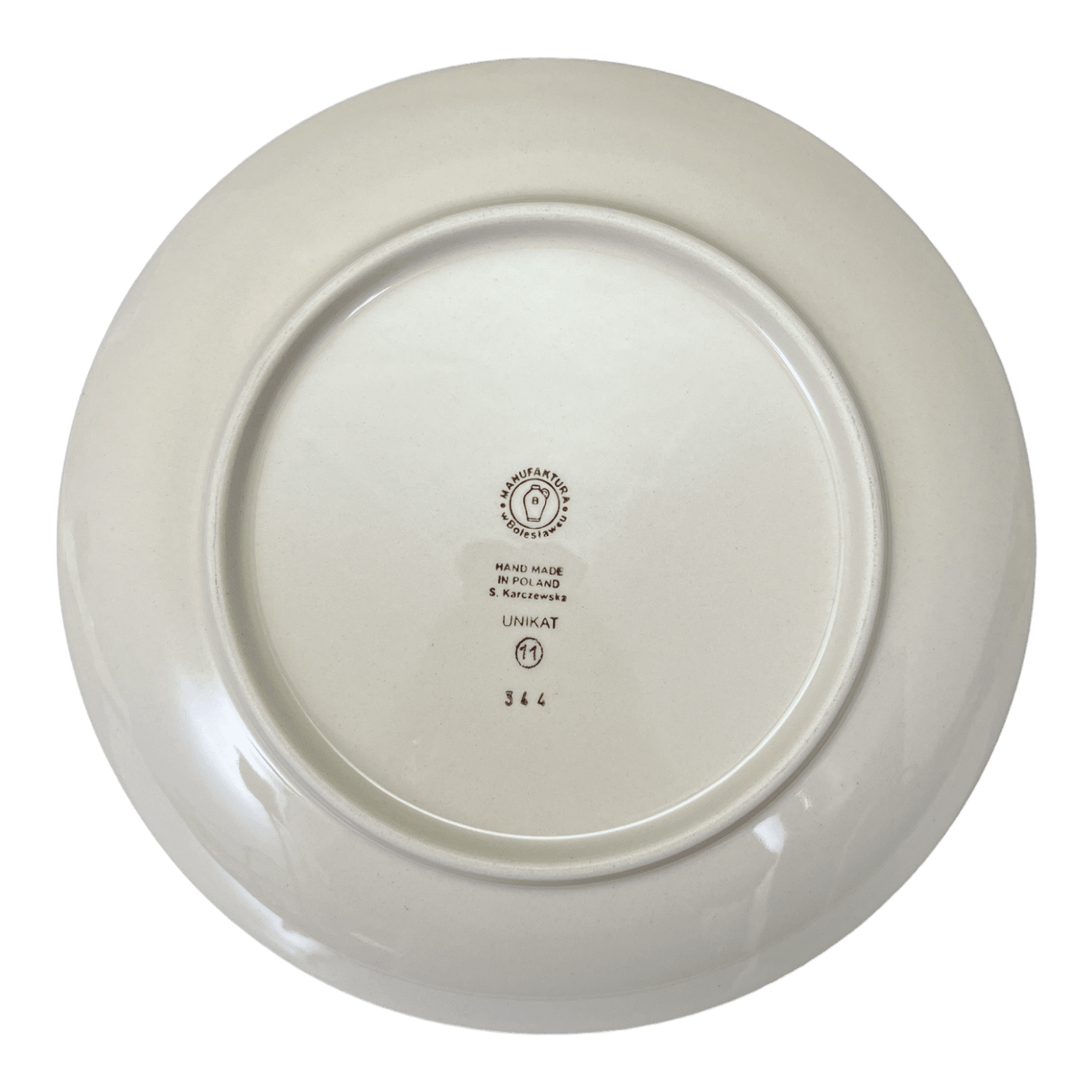 Plate, Round, Dinner, 10" in "Blue Retro" by Manufaktura | T132U-602A