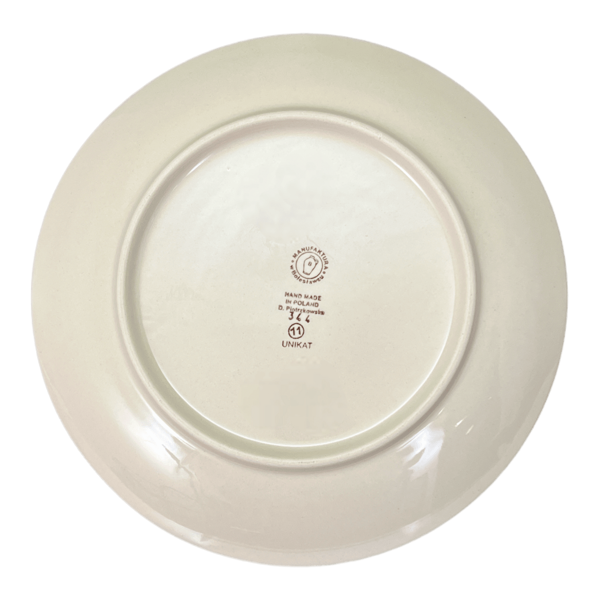 Plate, Round, Dinner, 10" in "Green Retro" by Manufaktura | T132U-604A