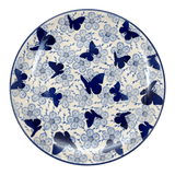 Plate, Round, Dinner, 10" in "Blue Butterfly" by Manufaktura | T132U-AS58