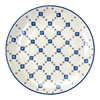Polish Pottery 10" Dinner Plate (Diamond Quilt) | T132U-AS67 at PolishPotteryOutlet.com