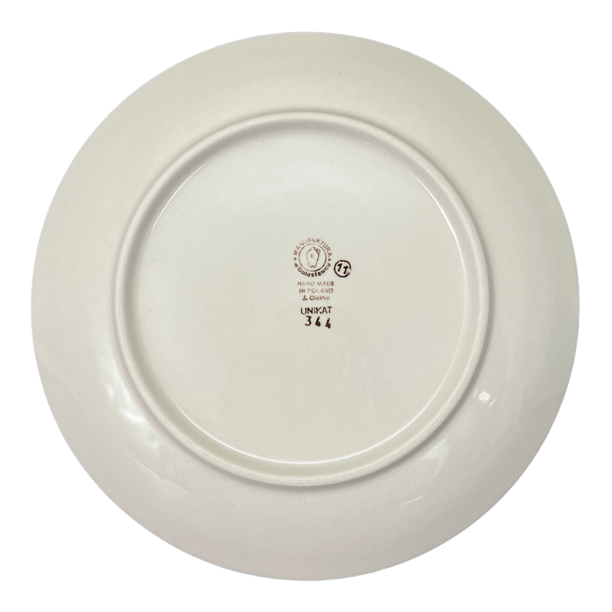 Plate, Round, Dinner, 10" in "Diamond Quilt" by Manufaktura | T132U-AS67