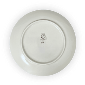 Polish Pottery 10" Dinner Plate (Violet Storm) | T132U-ASZ Additional Image at PolishPotteryOutlet.com