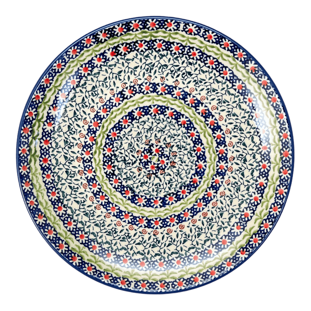 Plate, Round, Dinner, 10" in "Daisy Rings" by Manufaktura | T132U-GP13