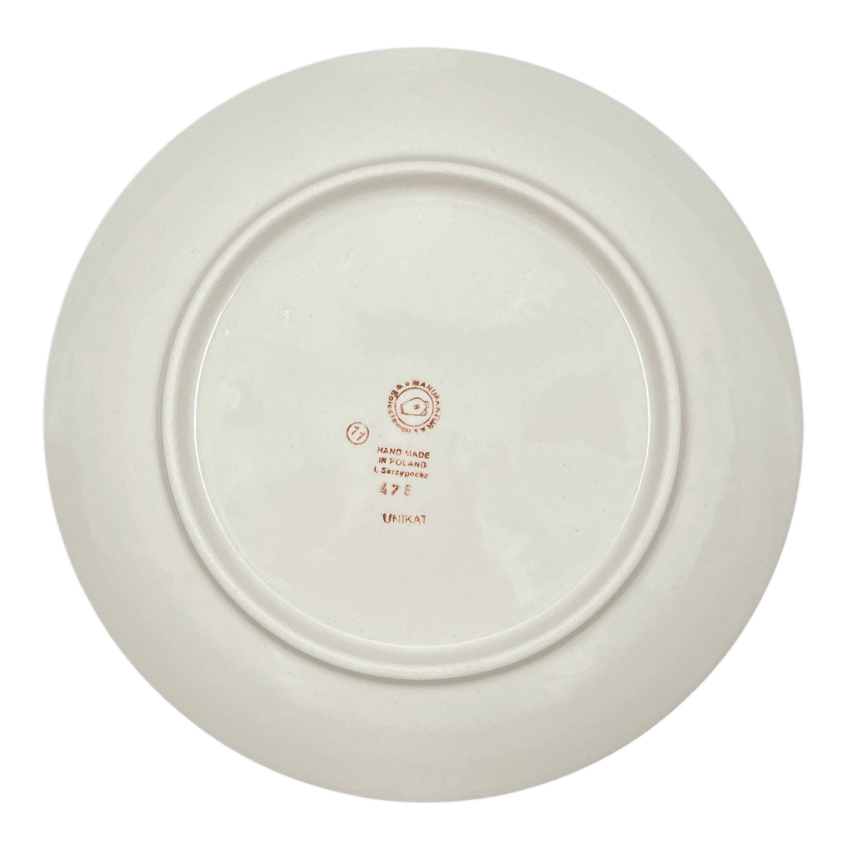 Plate, Round, Dinner, 10" in "Zinnia Zest" by Manufaktura | T132U-IS01