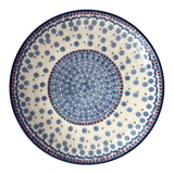 Plate, Round, Dinner, 10" in "Snowflake Love" by Manufaktura | T132U-PS01