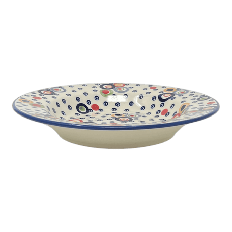 Plate, Round, Soup Plate, 9.25" in "Bubble Machine" by Manufaktura | T133M-AS38