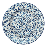 Plate, Round, Soup Plate, 9.25" in "Scattered Blues" by Manufaktura | T133S-AS45