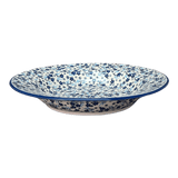 Plate, Round, Soup Plate, 9.25" in "Scattered Blues" by Manufaktura | T133S-AS45