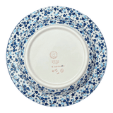 Plate, Round, Soup Plate, 9.25" in "Scattered Blues" by Manufaktura | T133S-AS45