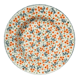 Plate, Round, Soup Plate, 9.25" in "Peach Blossoms" by Manufaktura | T133S-AS46