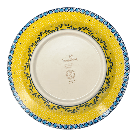 Plate, Round, Soup Plate, 9.25" in "Sunnyside Up" by Manufaktura | T133S-GAJ