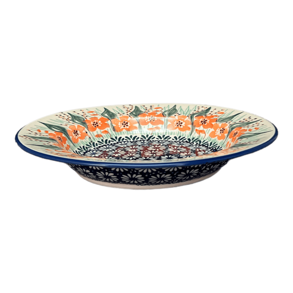 Plate, Round, Soup Plate, 9.25" in "Sun-Kissed Garden" by Manufaktura | T133S-GM15