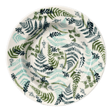 Plate, Round, Soup Plate, 9.25" in "Scattered Ferns" by Manufaktura | T133S-GZ39