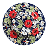 Plate, Round, Soup Plate, 9.25" in "Poppies & Posies" by Manufaktura | T133S-IM02