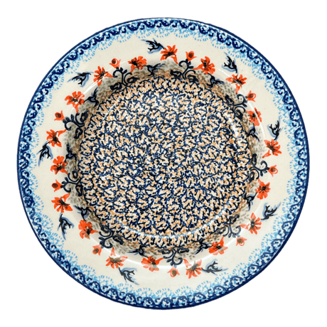 Plate, Round, Soup Plate, 9.25" in "Hummingbird Harvest" by Manufaktura | T133S-JZ35