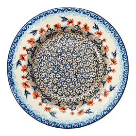 Polish Pottery Soup Plate (Hummingbird Harvest) | T133S-JZ35 Additional Image at PolishPotteryOutlet.com