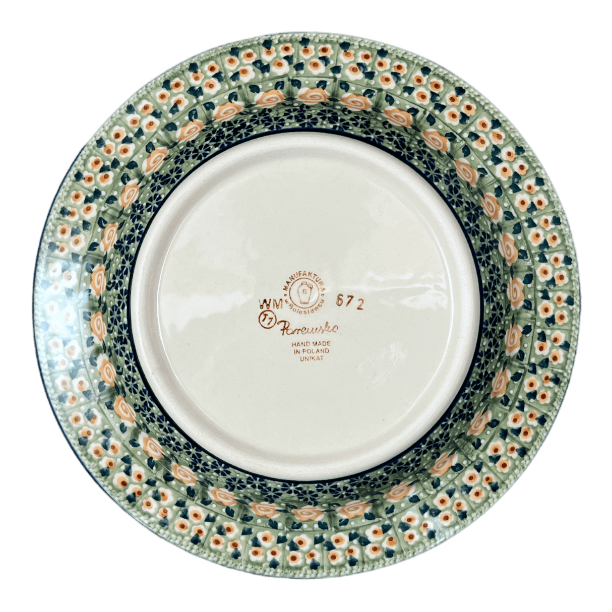 Plate, Round, Soup Plate, 9.25" in "Perennial Garden" by Manufaktura | T133S-LM